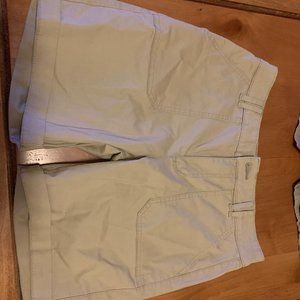 khaki shorts